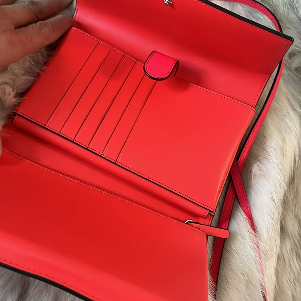 KATE SPADE Hot Pink Leather Crossbody
